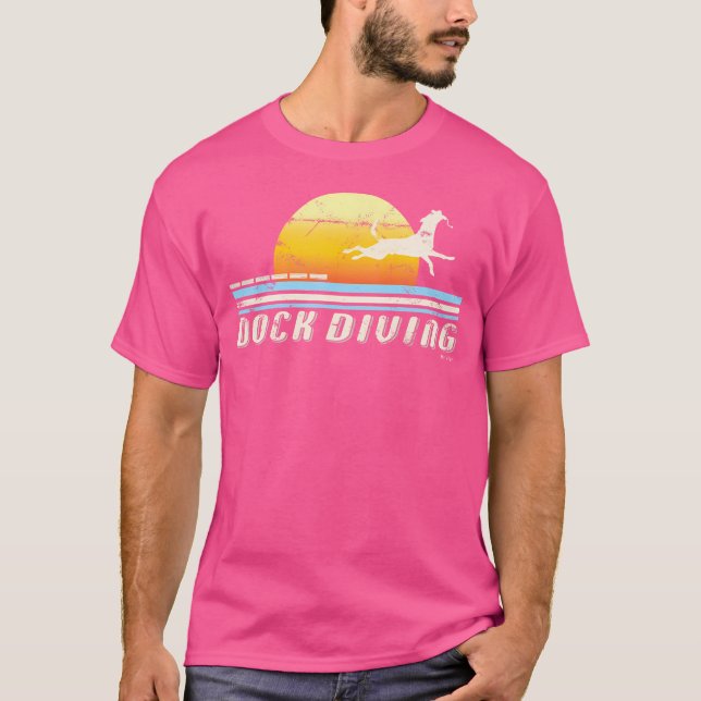 Camiseta Mergulho de Cachorro de Encaixamento (Frente)