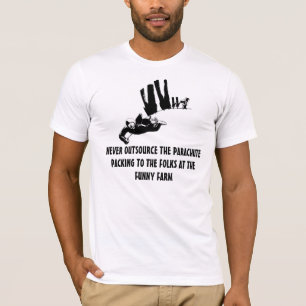 Camiseta Mergulho de céu engraçado do slogan