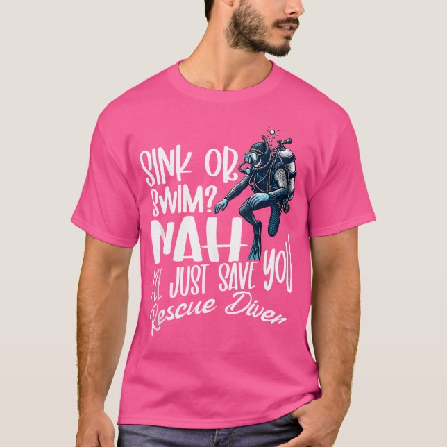 Camiseta Mergulho de Emergência (Frente)
