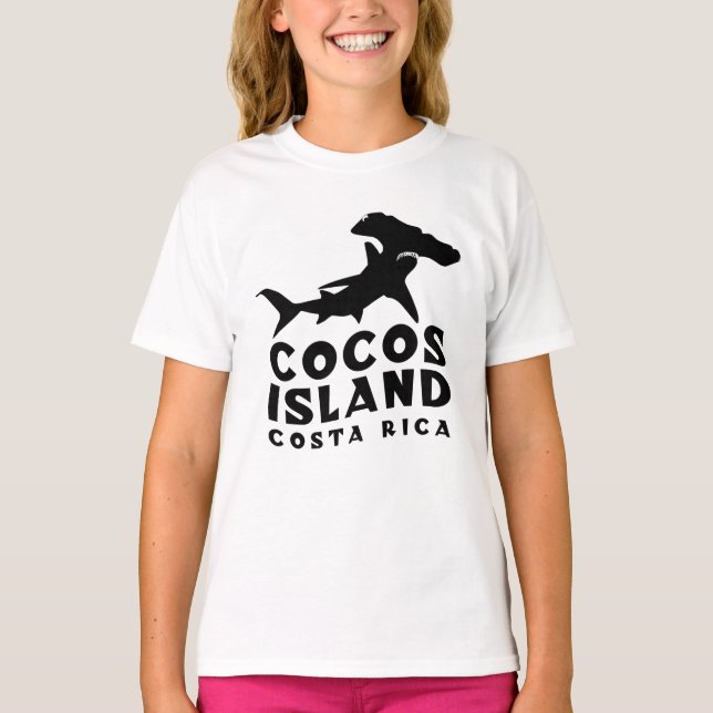 Camiseta Mergulho de Hammerhead na Costa Rica da Ilha Cocos (Frente)