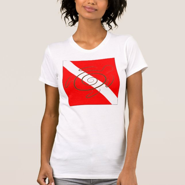 Camiseta Mergulho de Havaí (Frente)
