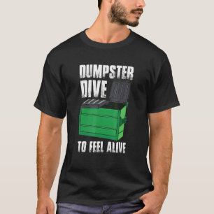 Camiseta Mergulho De Idiota Para Sentir Um Mergulho Ao Vivo