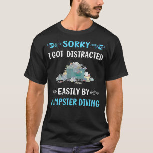 Camiseta Mergulho de lixo distraído