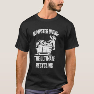 Camiseta Mergulho de lixo - O Último Reciclagem Thrift En
