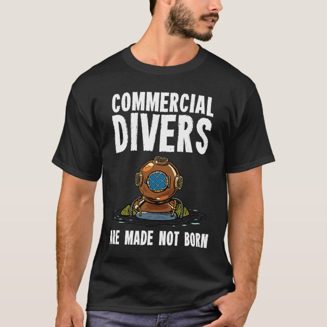 Camiseta Mergulho de mergulho comercial (Frente)
