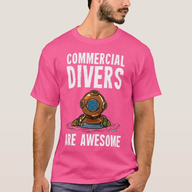 Camiseta Mergulho de mergulho comercial (Frente)