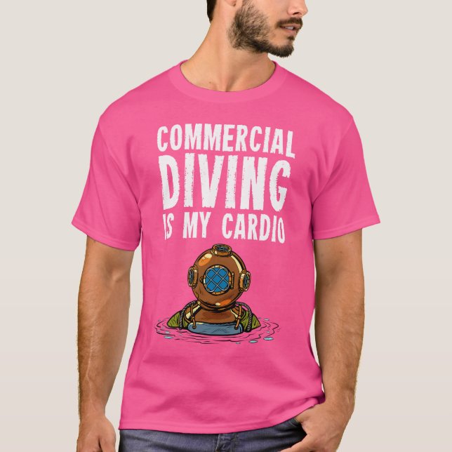 Camiseta Mergulho de mergulho comercial (Frente)