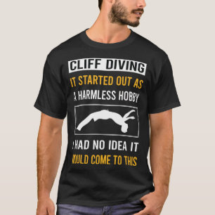 Camiseta Mergulho de Penhasco Passatempo Inofensivo