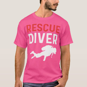 Camiseta Mergulho de salvamento da tripulação de mergulho