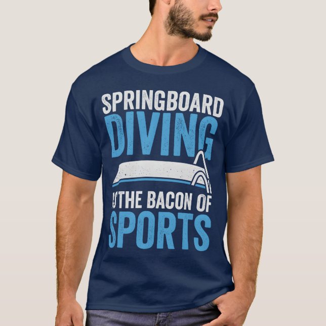 Camiseta Mergulho de Springboard Ishe Bacon De Esportes ami (Frente)