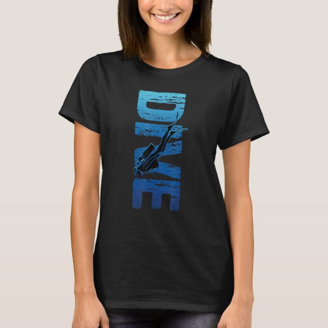 Camiseta Mergulho Deep Sea Diver (Frente)