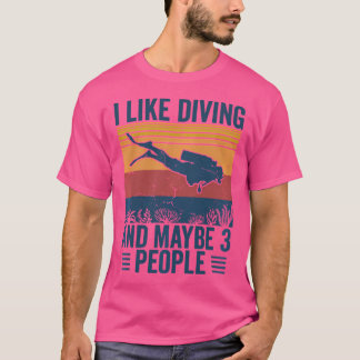Camiseta Mergulho Divers Funny Scuba Diving