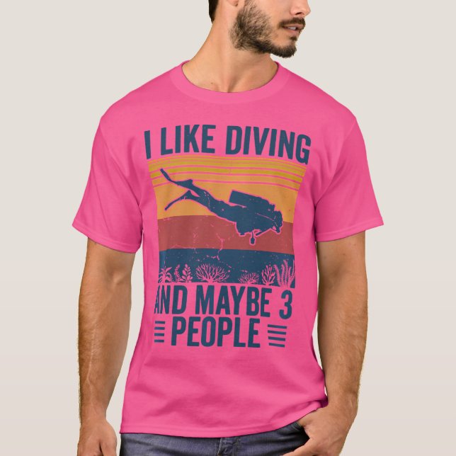 Camiseta Mergulho Divers Funny Scuba Diving (Frente)