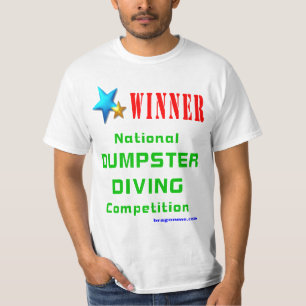 Camiseta Mergulho do contentor