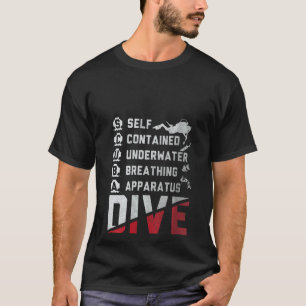 Camiseta Mergulho Feminino Subaquático Mergulhador de Escaf