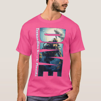 Camiseta Mergulho Fernandina Beach Flórida Scuba Diving Sno