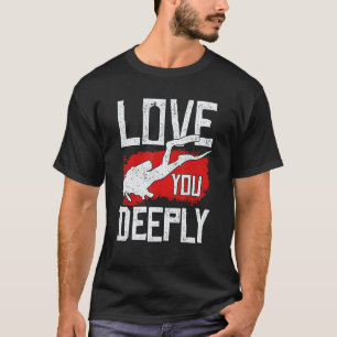 Camiseta Mergulho Gráfico Mulheres E Homens Mergulhador 5