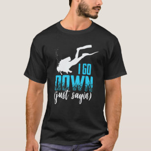 Camiseta Mergulho Gráfico Mulheres E Homens Mergulhador 7