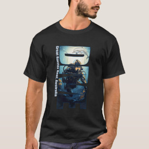 Camiseta Mergulho Grande Barreira de Coral Mergulho SCUBA S