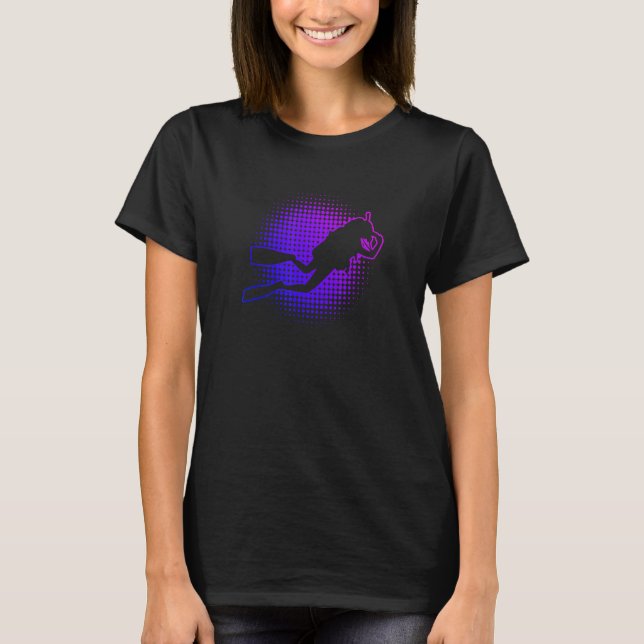 Camiseta Mergulho Gratuito Scuba Diver Scuba (Frente)