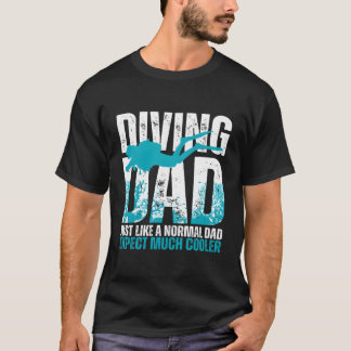 Camiseta Mergulho legal De Scuba Para Pais Do Oceano Scuba