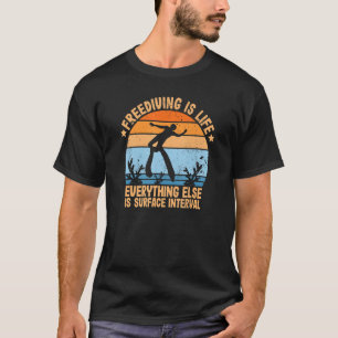 Camiseta Mergulho livre é vida mergulhador livre mergulho o