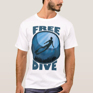 Camiseta Mergulho Livre - O Oceano Está Chamando De Freediv