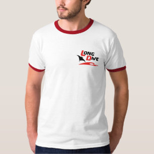 Camiseta Mergulho longo: T do anel do Manta