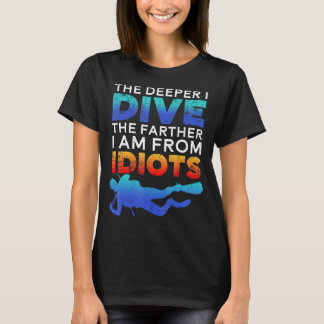 Camiseta Mergulho Mergulhador Mergulho Submarino
