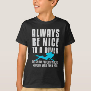 Camiseta Mergulho Mergulho Scuba Mergulhando Mergulho Mergu