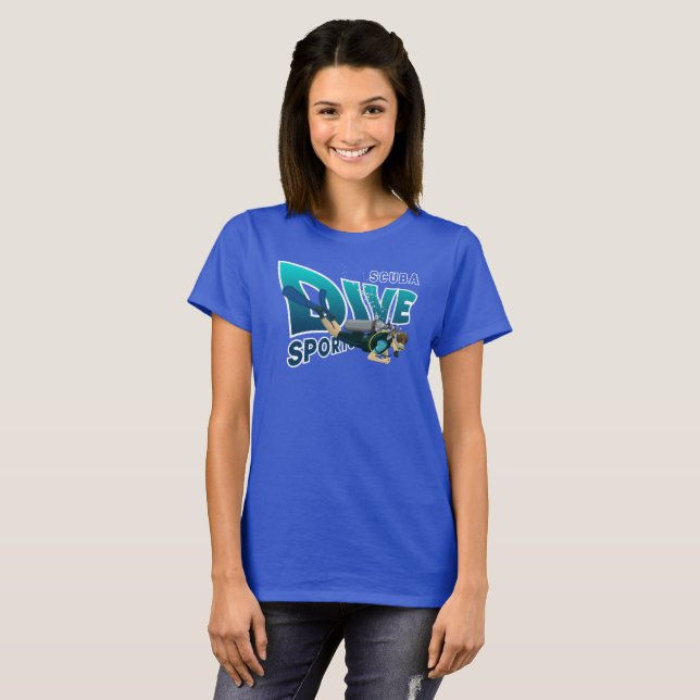 Camiseta Mergulho | Mulheres (Frente Completa)