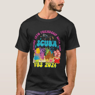 Camiseta Mergulho Na Amizade Com Deus Beach Scuba Vbs 20
