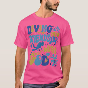 Camiseta Mergulho Na Amizade Com Deus Submarino Scuba V