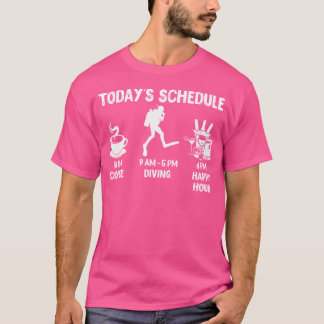 Camiseta Mergulho Na Programação De Hoje