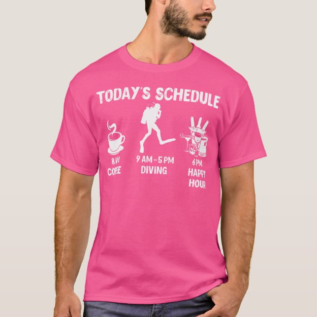 Camiseta Mergulho Na Programação De Hoje (Frente)