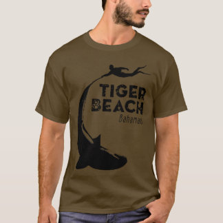 Camiseta Mergulho nas Bahamas da praia do Tiger