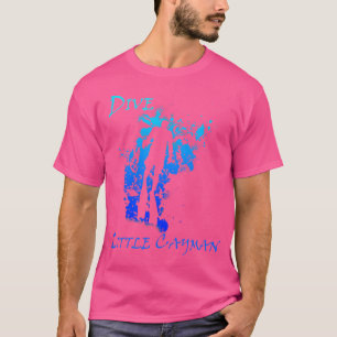 Camiseta Mergulho nas Férias do Pequeno Caimão Ocidental