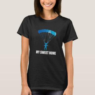 Camiseta Mergulho no Céu Meu Lar Paraglismo Paraglismista