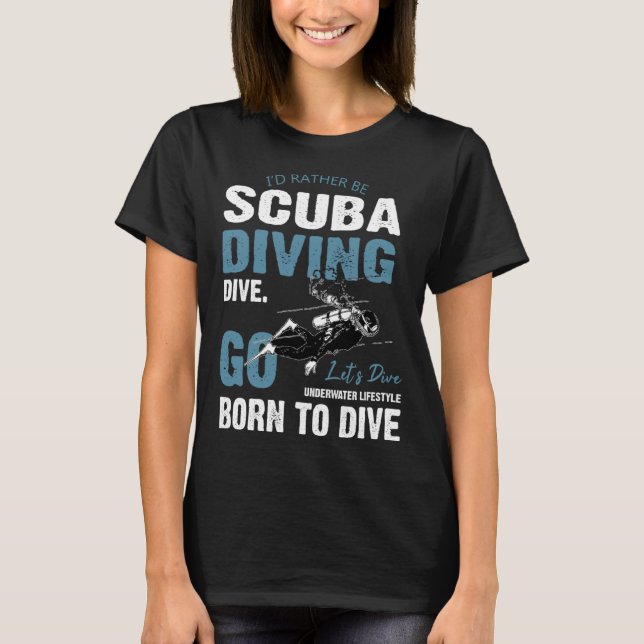 Camiseta Mergulho no Mar Profundo (Frente)
