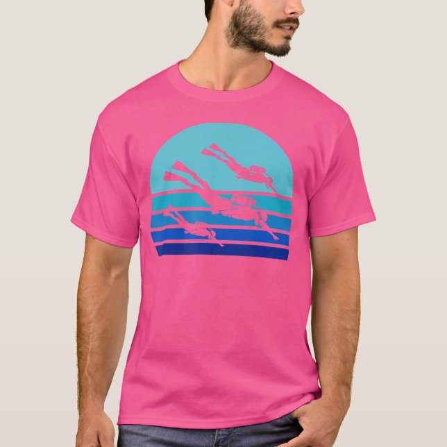 Camiseta Mergulho no Mar Profundo dos Oitenta (Frente)