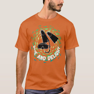 Camiseta Mergulho no mergulho no Oceano l