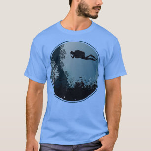 Camiseta Mergulho no Oceano Profundo Scuba Diver