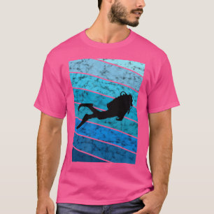 Camiseta Mergulho profundo submarino no oceano mergulhador