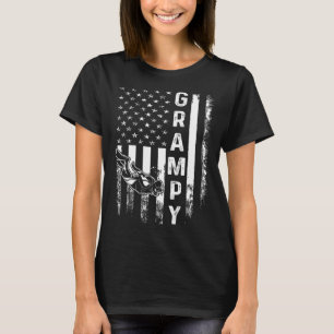 Camiseta Mergulho Scu Vovô Bandeira Americana Vintage Natal