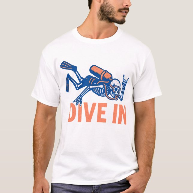Camiseta Mergulho Scuba (Frente)