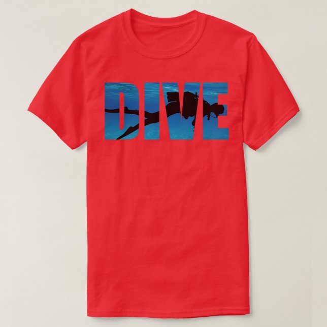 Camiseta Mergulho Scuba Dive 3 (Frente do Design)