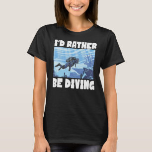 Camiseta Mergulho Scuba Diver Underwater Ocean Id Preferenc