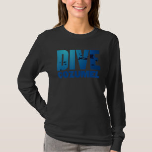 Camiseta Mergulho Scuba Merge Dive Cozumel Mexico Scuba Div