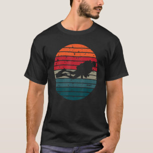 Camiseta Mergulho Scuba Merge Retro Ocean Scuba Diver