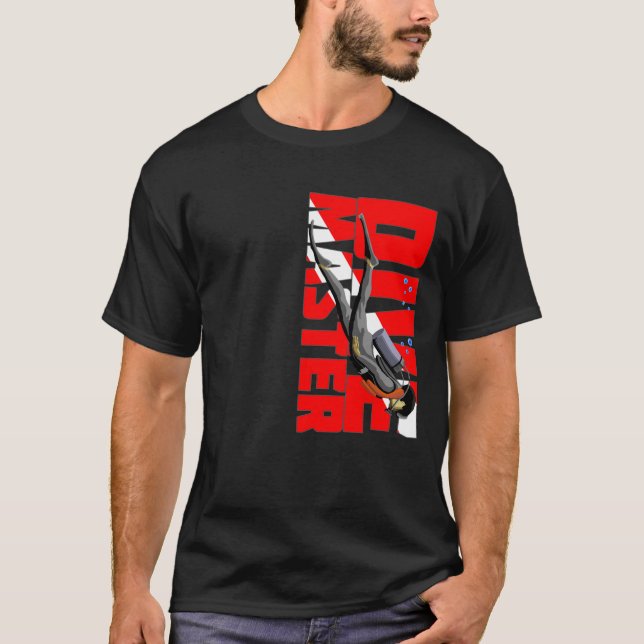 Camiseta Mergulho Scuba - Mergulho Mestre (Frente)